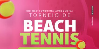 Unimed Londrina realiza 1º Torneio de Beach Tennis beach tennis londrina