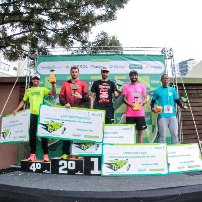 Ganhedores geral M 4 Milhas Unimed Pato Branco