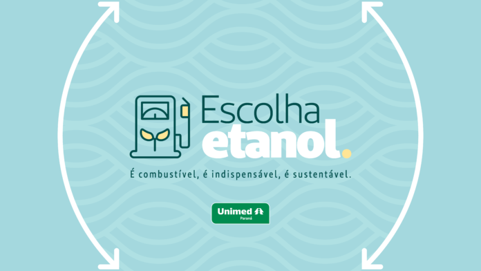Campanha da Unimed Paraná incentiva o uso de etanol por colaboradores