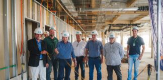 Obra do Hospital Unimed Londrina recebe visita de representantes do município Hospital Unimed Londrina