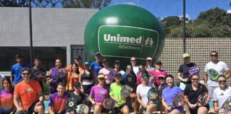 Beach Tennis movimenta mais de 40 pessoas no Verão Unimed verão unimed apucarana