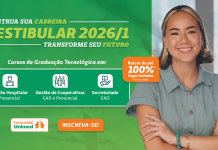 Vestibular 2026 da Faculdade Unimed está aberto: 200 vagas são oferecidas Vestibular 2026 Faculdade Unimed