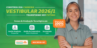 Vestibular 2026 da Faculdade Unimed está aberto: 200 vagas são oferecidas Vestibular 2026 Faculdade Unimed