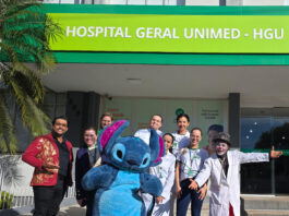 Hospital Geral Unimed de Toledo recebe artistas do Circo Fantástico