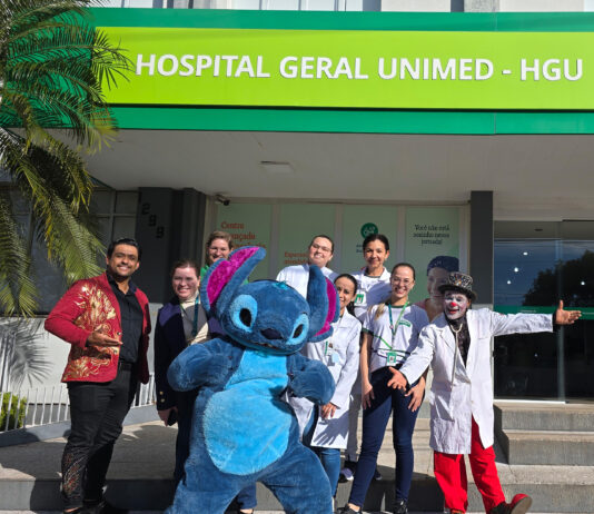 Hospital Geral Unimed de Toledo recebe artistas do Circo Fantástico